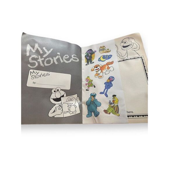 Vintage Sesame Street My Stories Write And Draw 1991 - Picture 3 of 5
